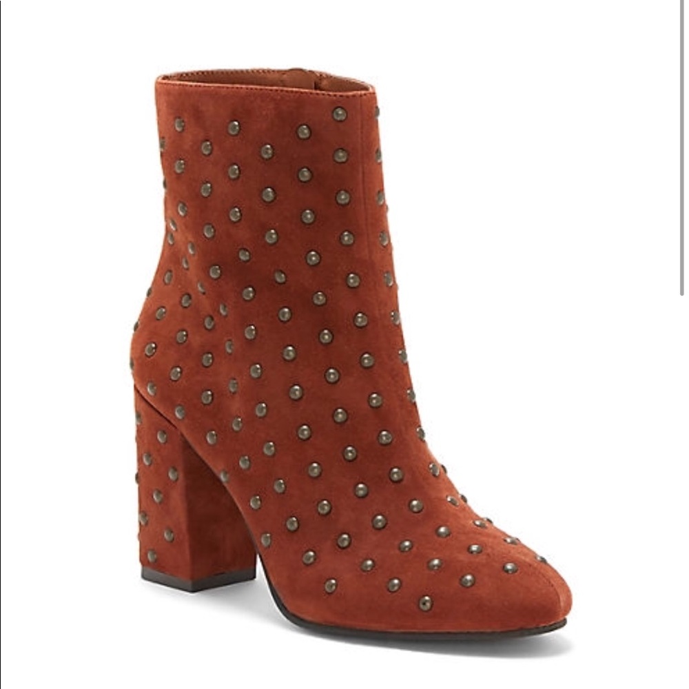 Rusted Studded Boho Boots - Picture 5 of 7